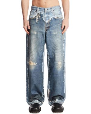 Acne Studios Trompe'Oeil Jeans - Blue
