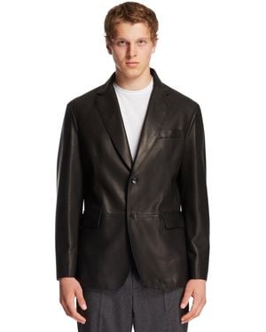 Brioni Leather Jacket - Black