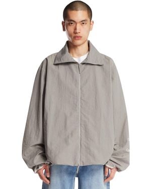 Calvin Klein Nylon Zip Jacket - Grey