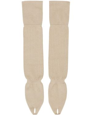JULIE KEGELS Toe Socks - White