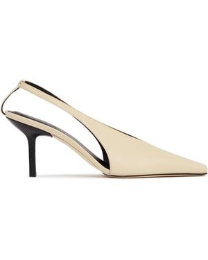 ARMARIUM Evelina Leather Slingbacks - Natural