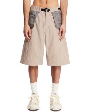 Goldwin Helicoid Pocket Shorts - Natural