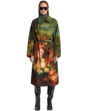 Dries Van Noten Cotton Coat - Metallic