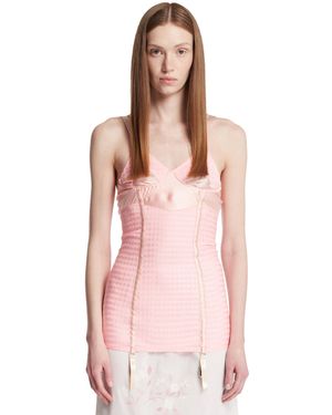 JULIE KEGELS Lingerie Top - Pink