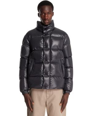 Moncler Piumino Corto Bendola Blu - Nero