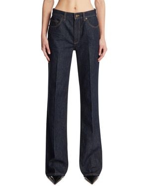 Saint Laurent Dark 70S Jeans - Blue