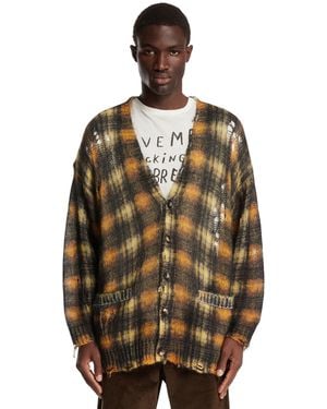 R13 Oversized Cardigan - Metallic