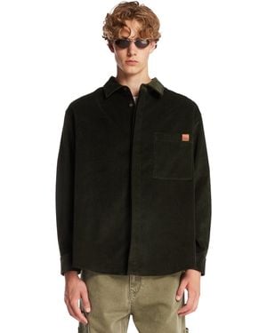 DARKPARK Ribbed Cotton Shirt - Black