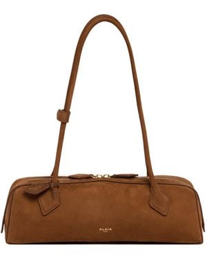 Alaïa Borsa Le Teckel Media - Marrone