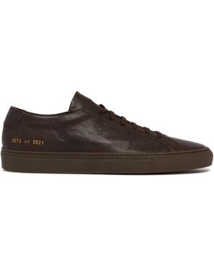 Common Projects Leather Achille Trainers - Brown