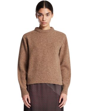 Rohe Wool Crewneck Jumper - Brown