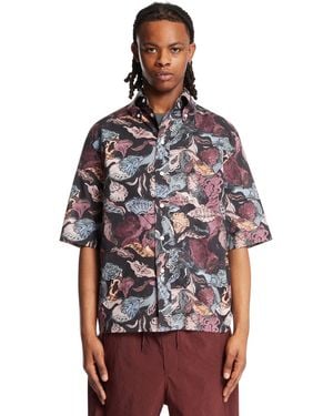 Lemaire Printed Shirt - Red
