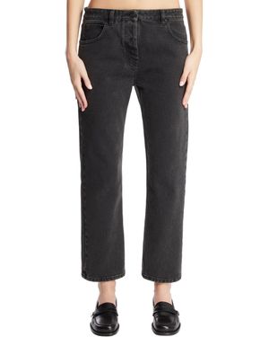 The Row Riaco Cotton Jeans - Black