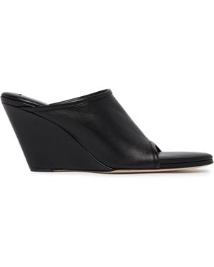 Christen Wedge Mules - Black