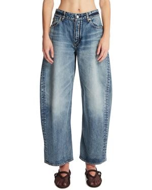 Alaïa Rodeo Denim Trousers - Blue