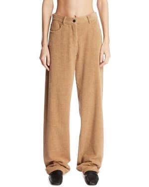 The Row Clair Corduroy Trousers - Natural