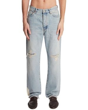 Purple Denim Denim Ripped Jeans - Blue