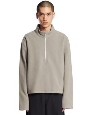 Rier Light Wool Fleece Jumper - Grey