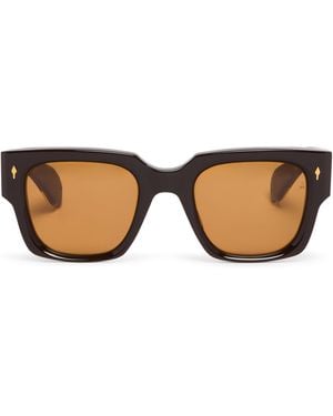 Jacques Marie Mage Enzo Sunglasses - Brown