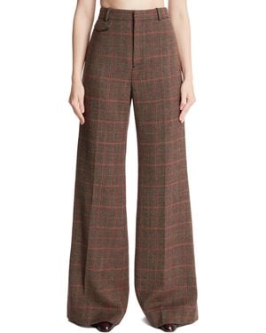 Chloé Pantaloni Svasati - Marrone