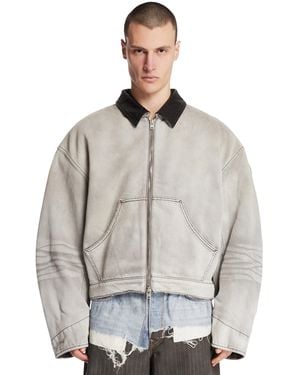Acne Studios Faded Denim Jacket - Grey