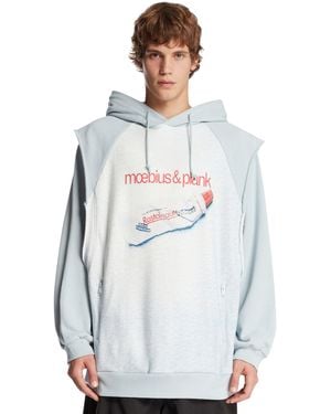 Undercover Light Layered Sweatshirt - White