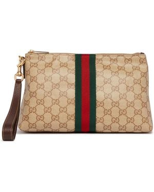 Gucci Pouch Gg Media - Neutro