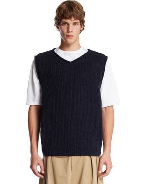 Undercover V-Neck Vest - Black