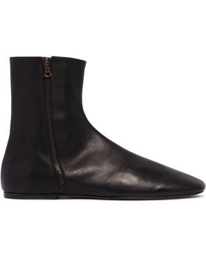 Dries Van Noten Pointed Ankle Boots - Black