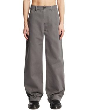 Rier Cotton Trousers - Grey