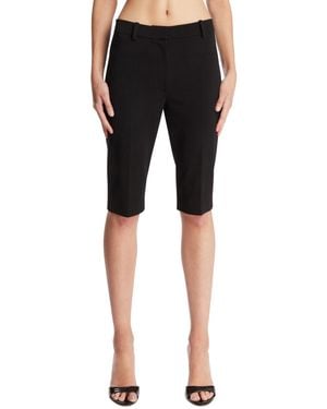Magda Butrym Viscose Bermuda Shorts - Black