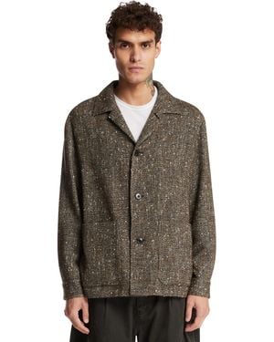 ZEGNA Wool And Alpaca Overshirt - Green