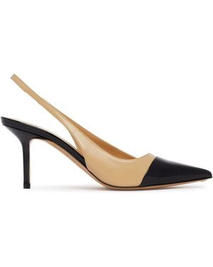 Francesco Russo Slingback R1P1043 Bicolor - Metallizzato