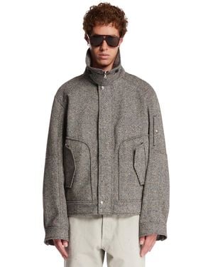 Dries Van Noten Wool Vince Jacket - Grey