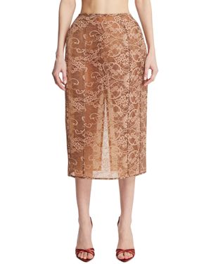 Acne Studios Lace Skirt - Brown