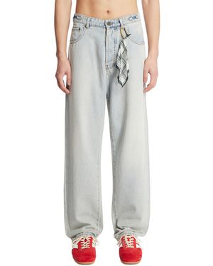 DARKPARK Light Mark Straight-Leg Jeans - Blue