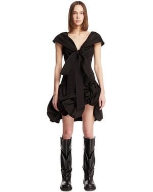 Magda Butrym Draped Dress - Black