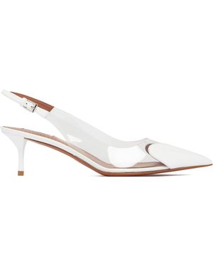 Alaïa Le Coeur Slingbacks - Natural