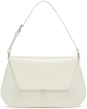 AMINA MUADDI Ami Leather Shoulder Bag - White