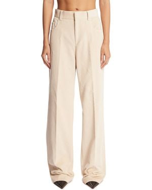 Petar Petrov Ribbed Trousers - Natural