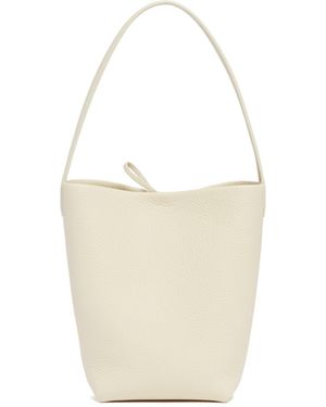 The Row Small N/S Park Tote Bag - White