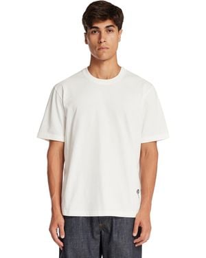 Bottega Veneta Crewneck T-Shirt With Embroidery - White