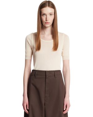 Lemaire Layered-Effect Top - Brown
