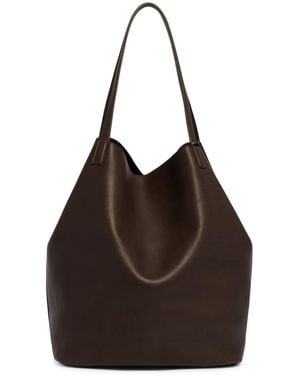 The Row Borsa Tote Clement Marrone - Nero