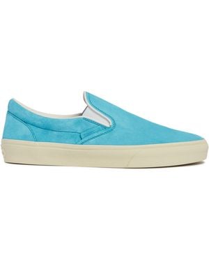 Tom Ford Light Suede Slip-On - Blue