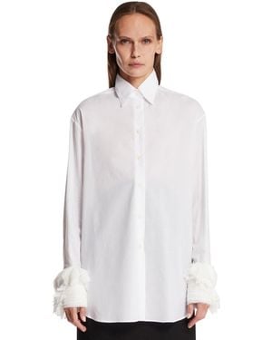 Jil Sander Cotton Muslin Shirt - White
