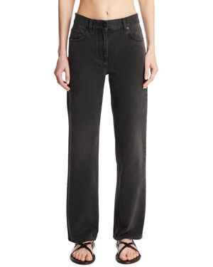 The Row Straight-Leg Jeans - Black