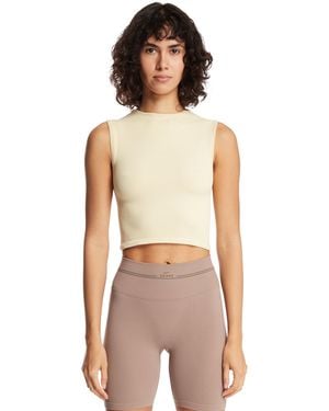 Nike Skims Light Ribbed Seamless Top - Yellow