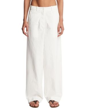 The Row Pantaloni Fadry Bianchi - Bianco