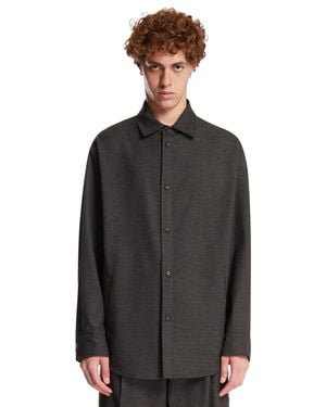 DARKPARK Keanu Viscose Overshirt - Black